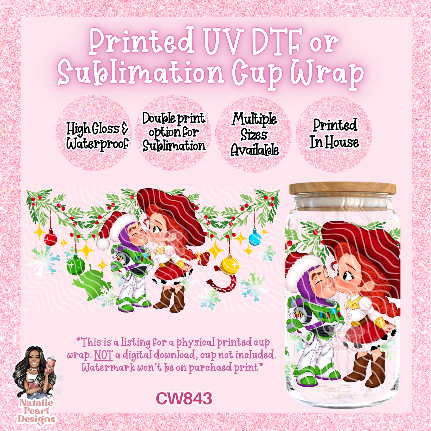 CW843 UV DTF/SUB Cup Wrap