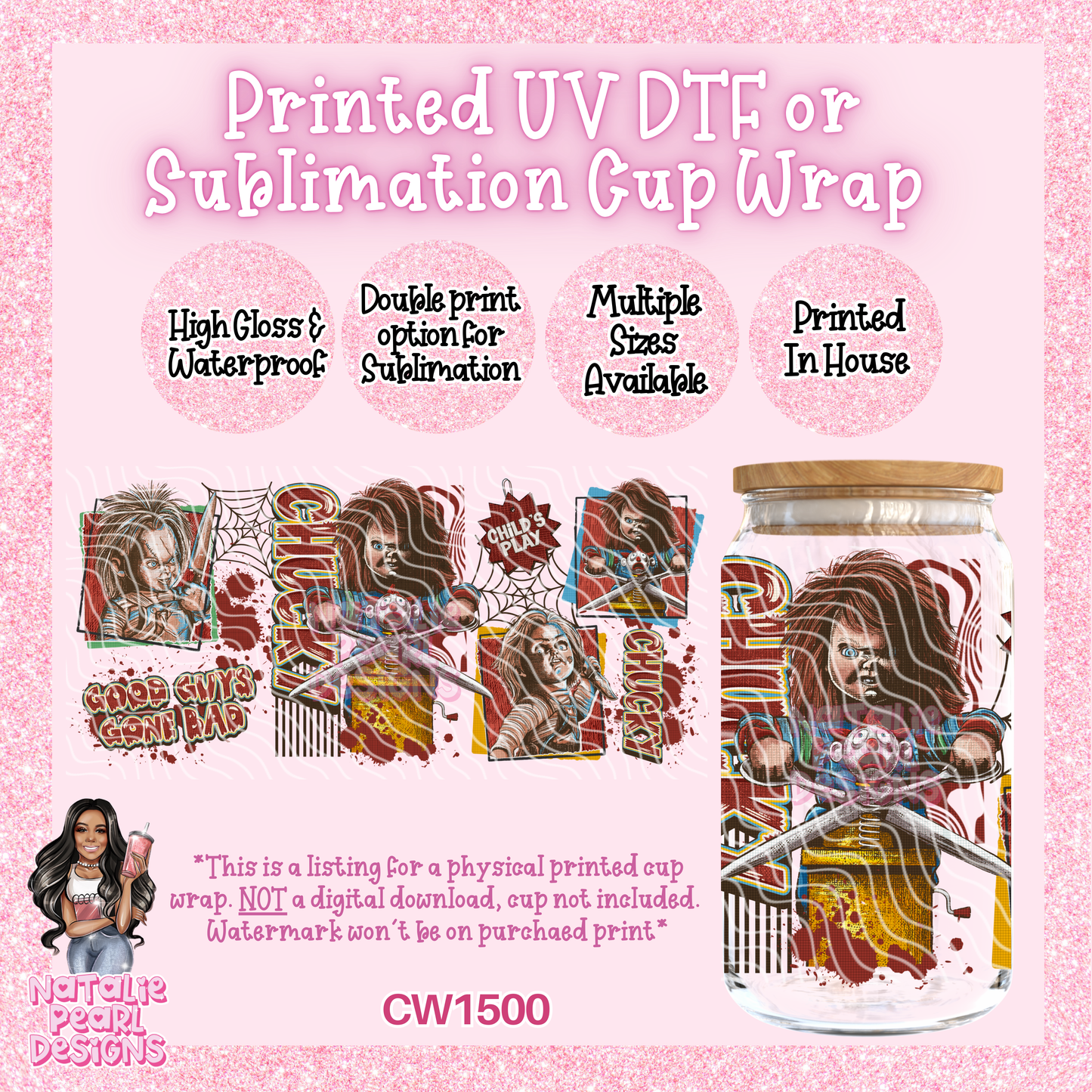 CW1500 UV DTF/SUB Cup Wrap