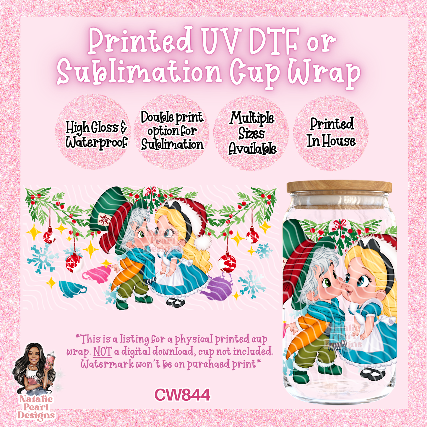 CW844 UV DTF/SUB Cup Wrap