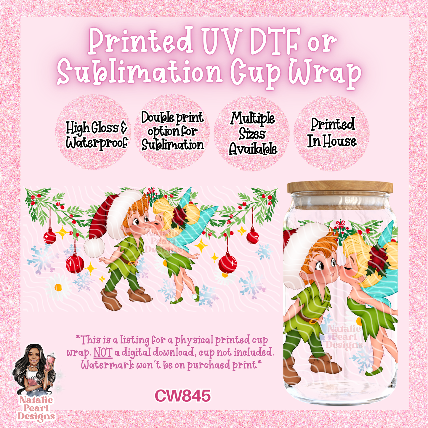 CW845 UV DTF/SUB Cup Wrap