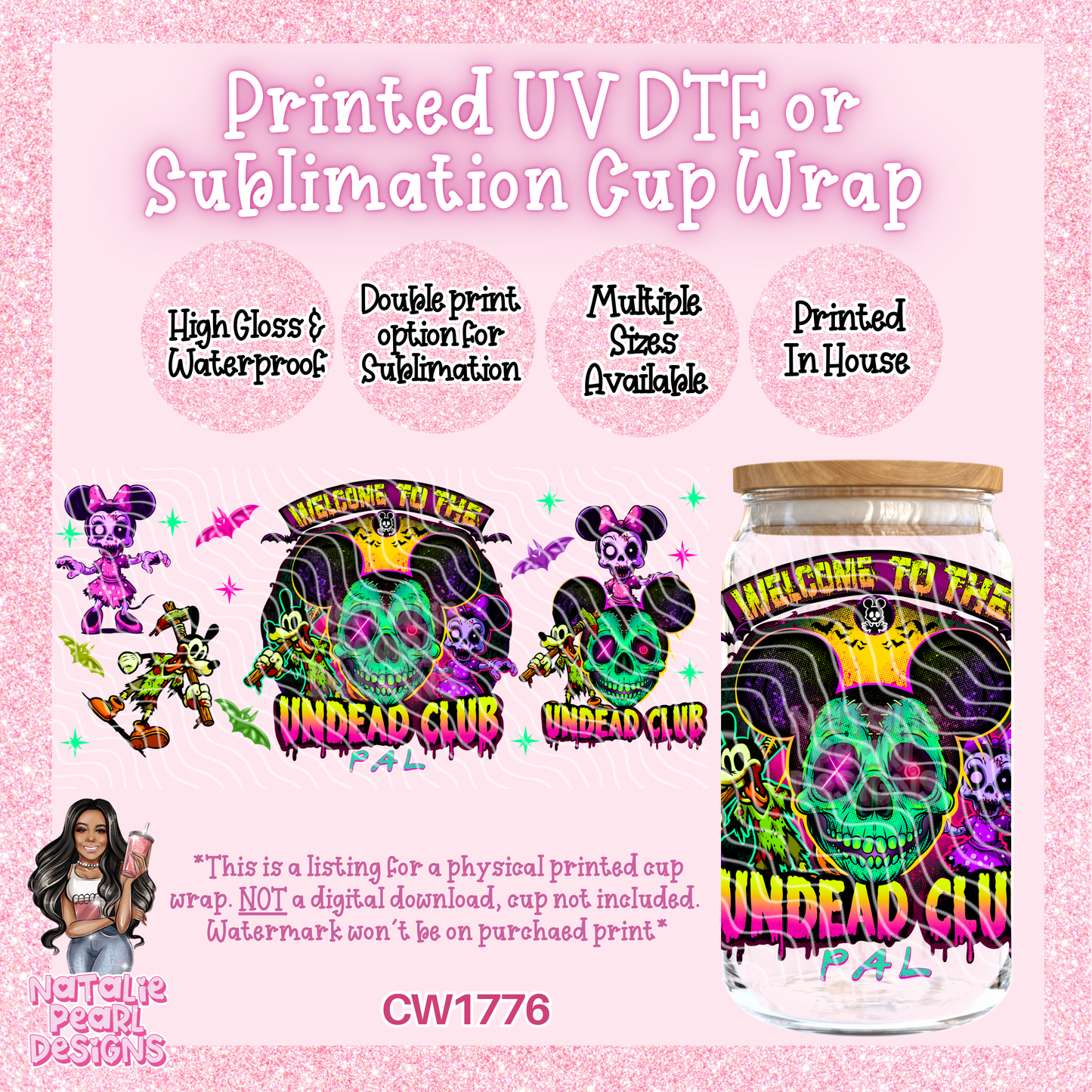 CW1776 UV DTF/SUB Cup Wraps
