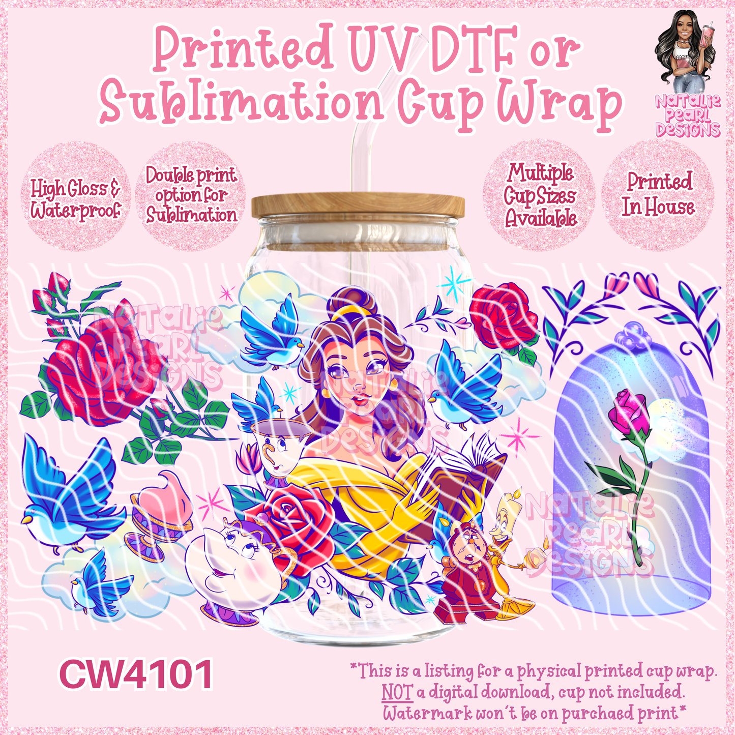 CW4101 UV DTF/SUB Cup Wraps