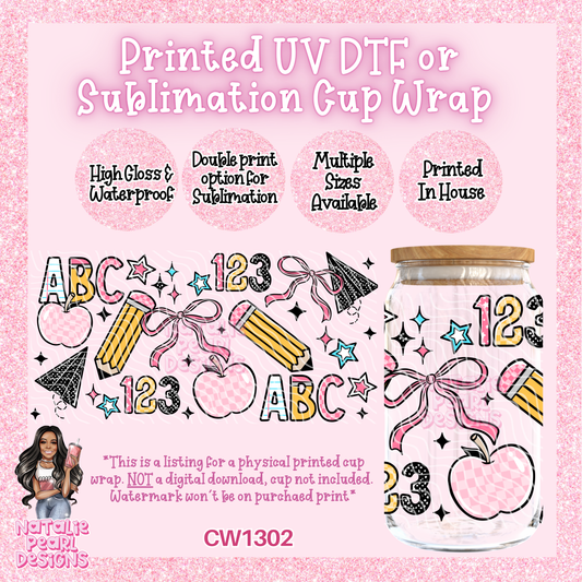 CW1302 UV DTF/SUB Cup Wrap