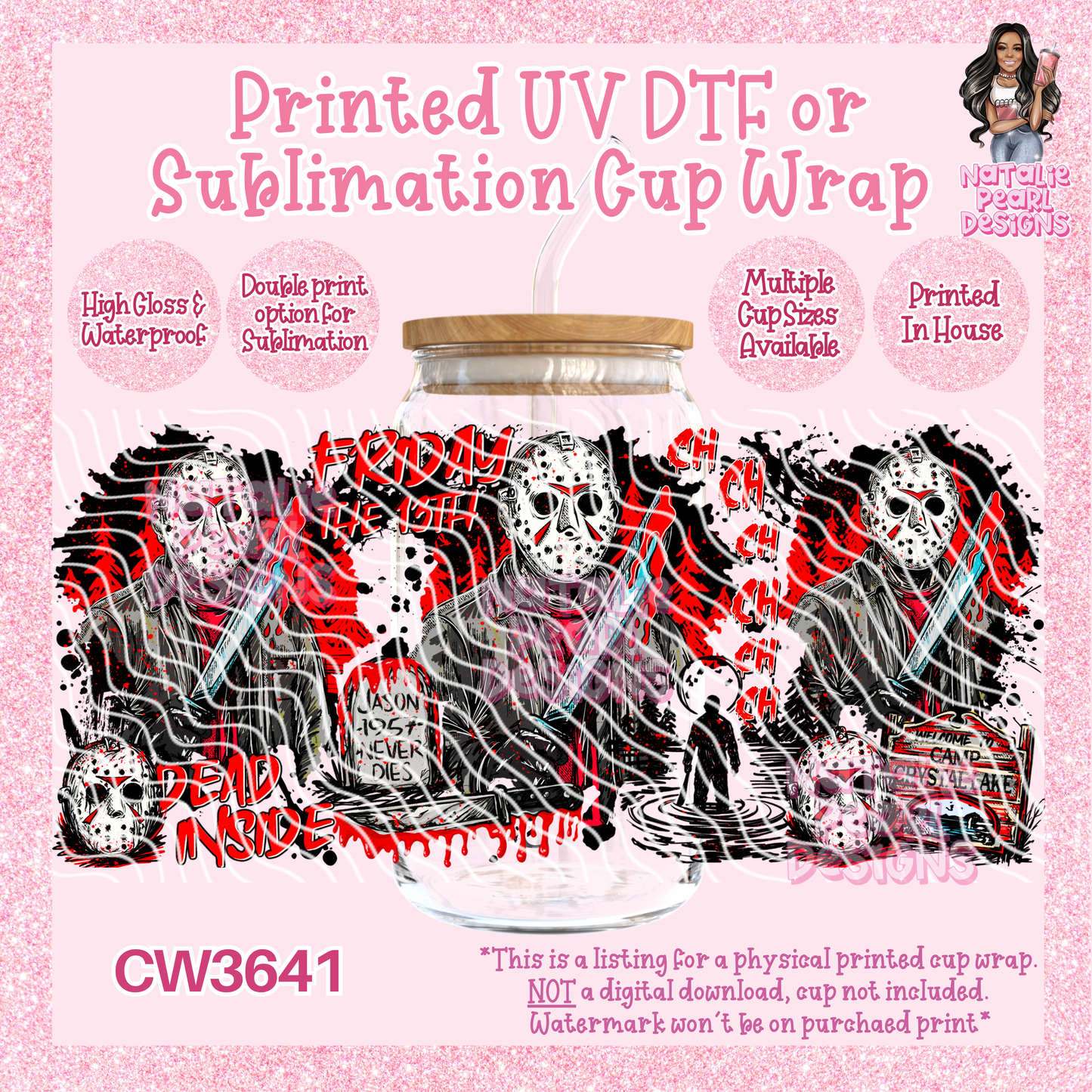 CW3641 UV DTF/SUB Cup Wraps