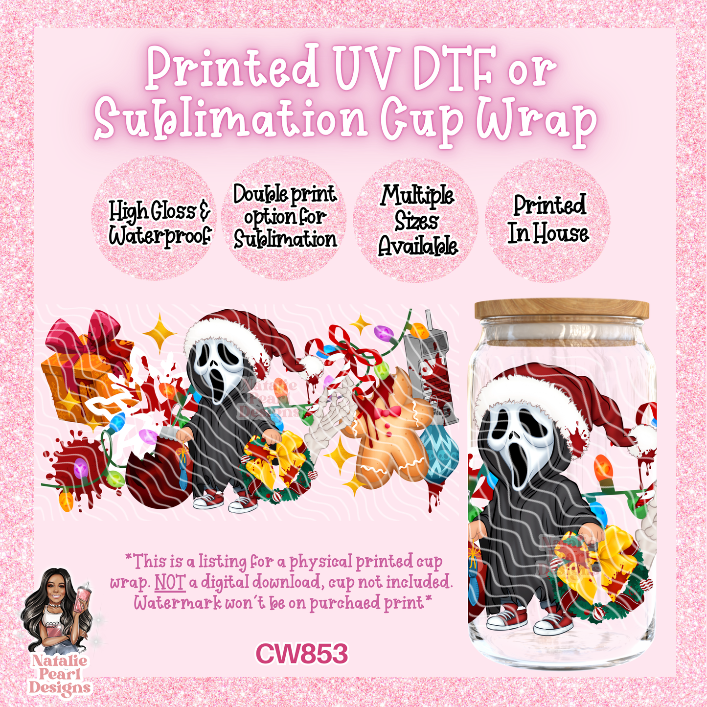 CW853 UV DTF/SUB Cup Wrap
