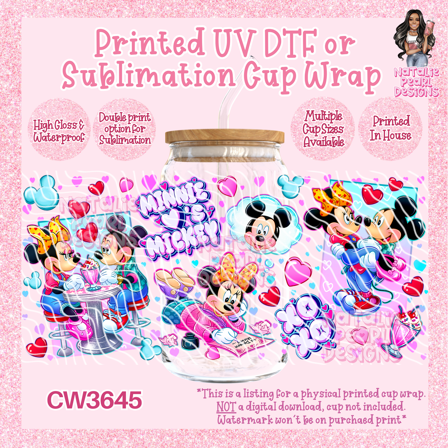 CW3645 UV DTF/SUB Cup Wraps