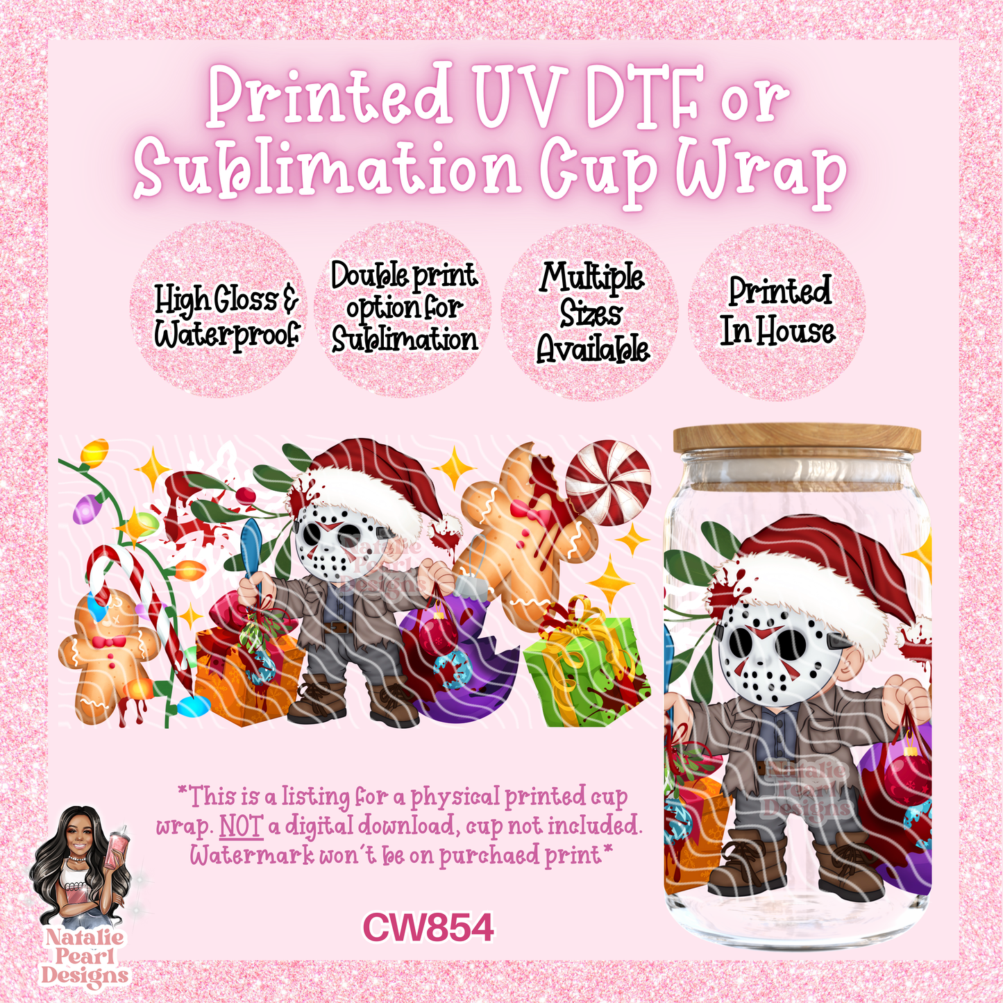 CW854 UV DTF/SUB Cup Wrap