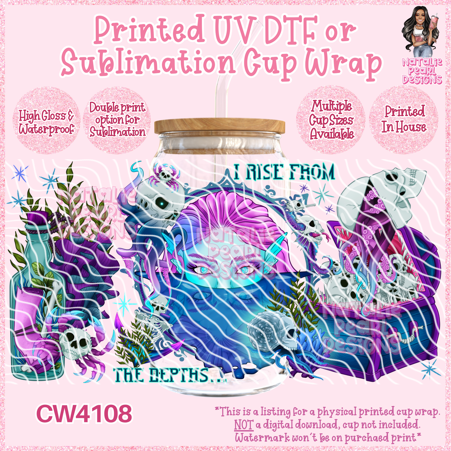 CW4108 UV DTF/SUB Cup Wraps