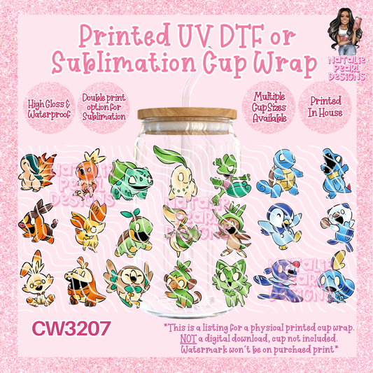 CW3207 UV DTF/SUB Cup Wraps