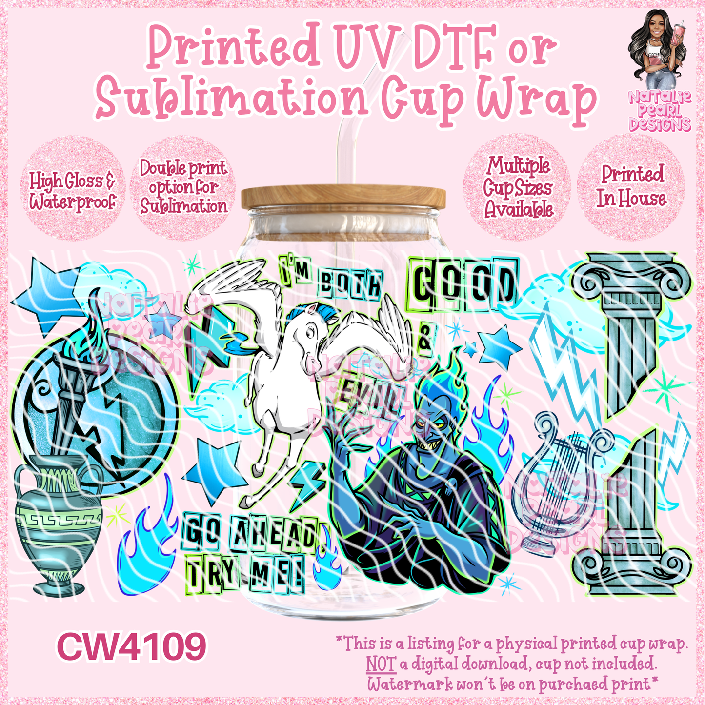 CW4109 UV DTF/SUB Cup Wraps