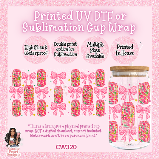 CW320 UV DTF/SUB Cup Wrap
