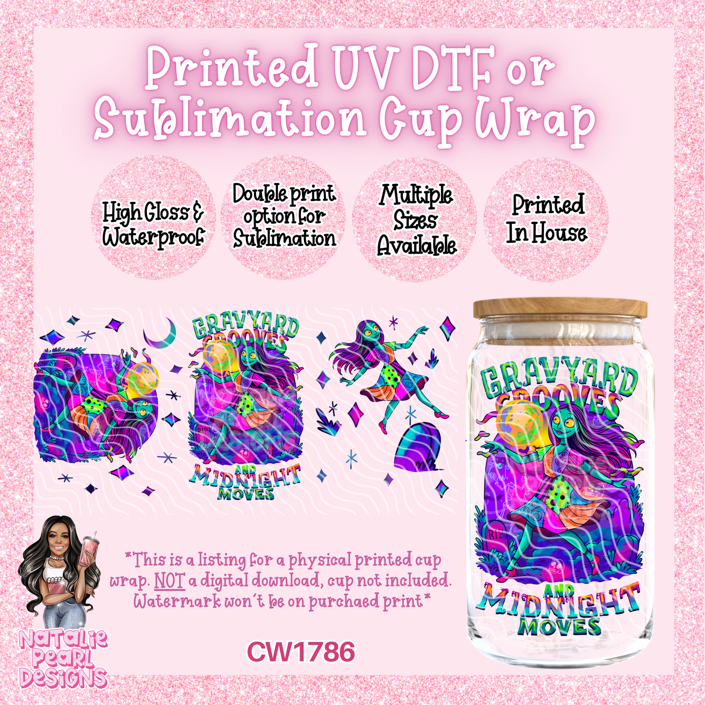 CW1786 UV DTF/SUB Cup Wraps