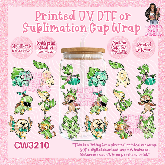 CW3210 UV DTF/SUB Cup Wraps