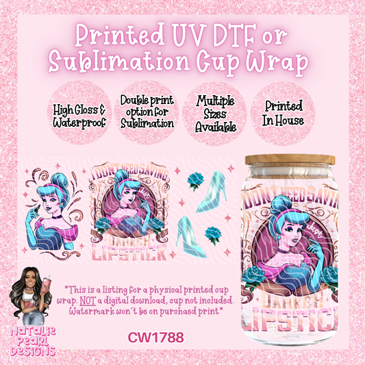CW1788 UV DTF/SUB Cup Wraps