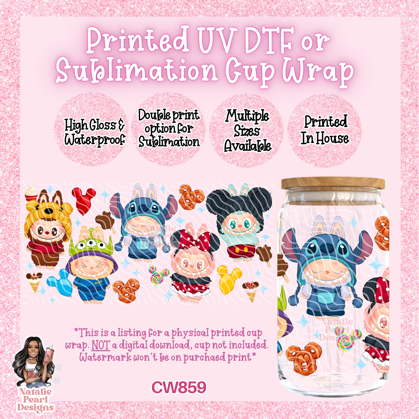 CW859 UV DTF/SUB Cup Wrap