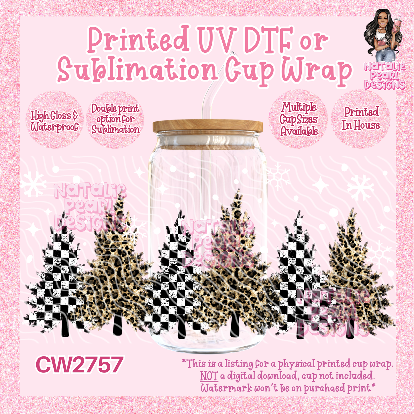 CW2757 UV DTF/SUB Cup Wraps