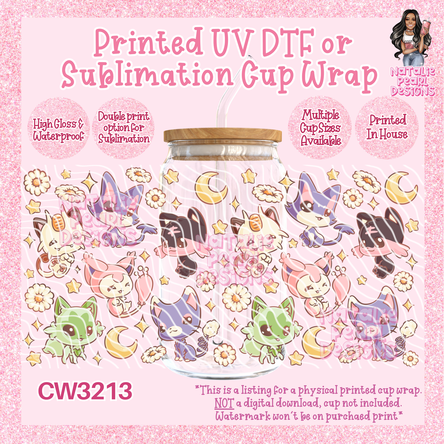 CW3213 UV DTF/SUB Cup Wraps