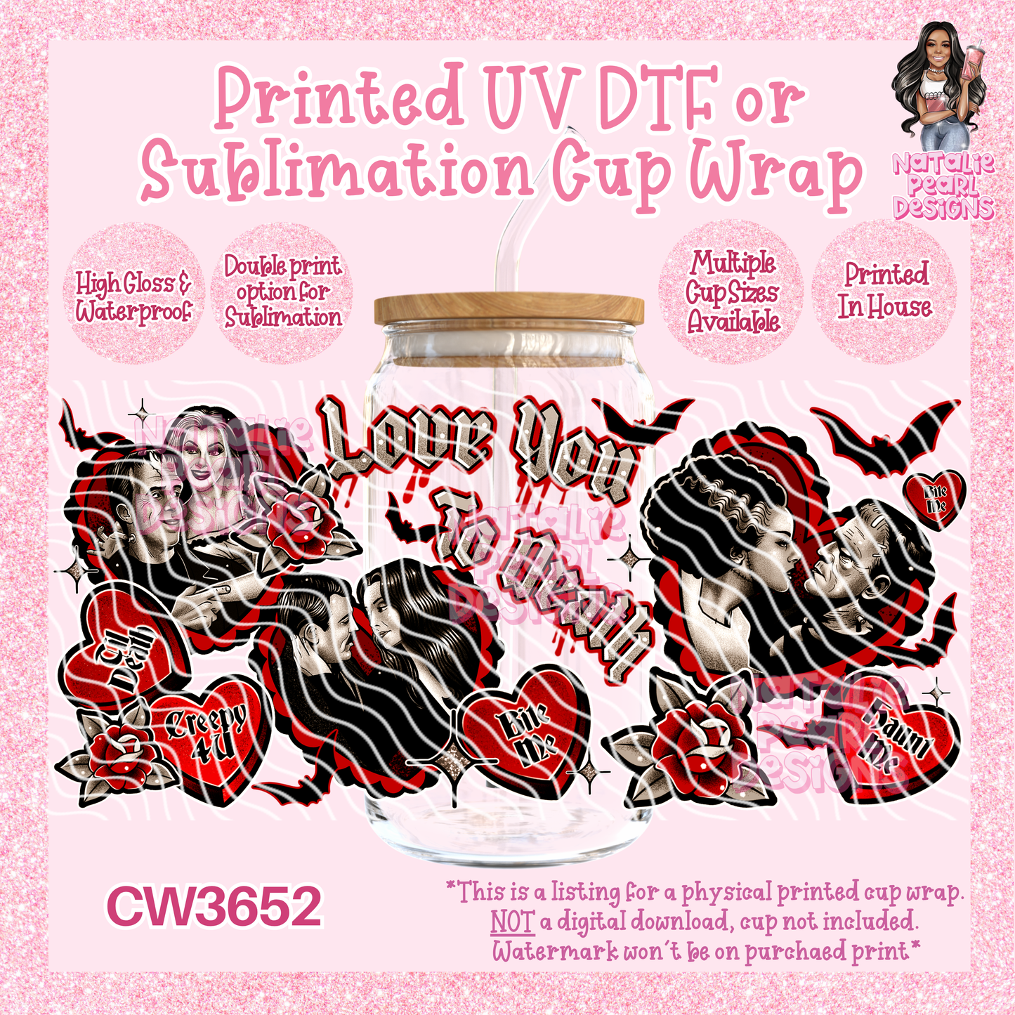 CW3652 UV DTF/SUB Cup Wraps