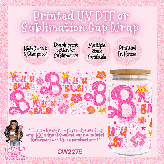CW2275 UV DTF/SUB Cup Wraps