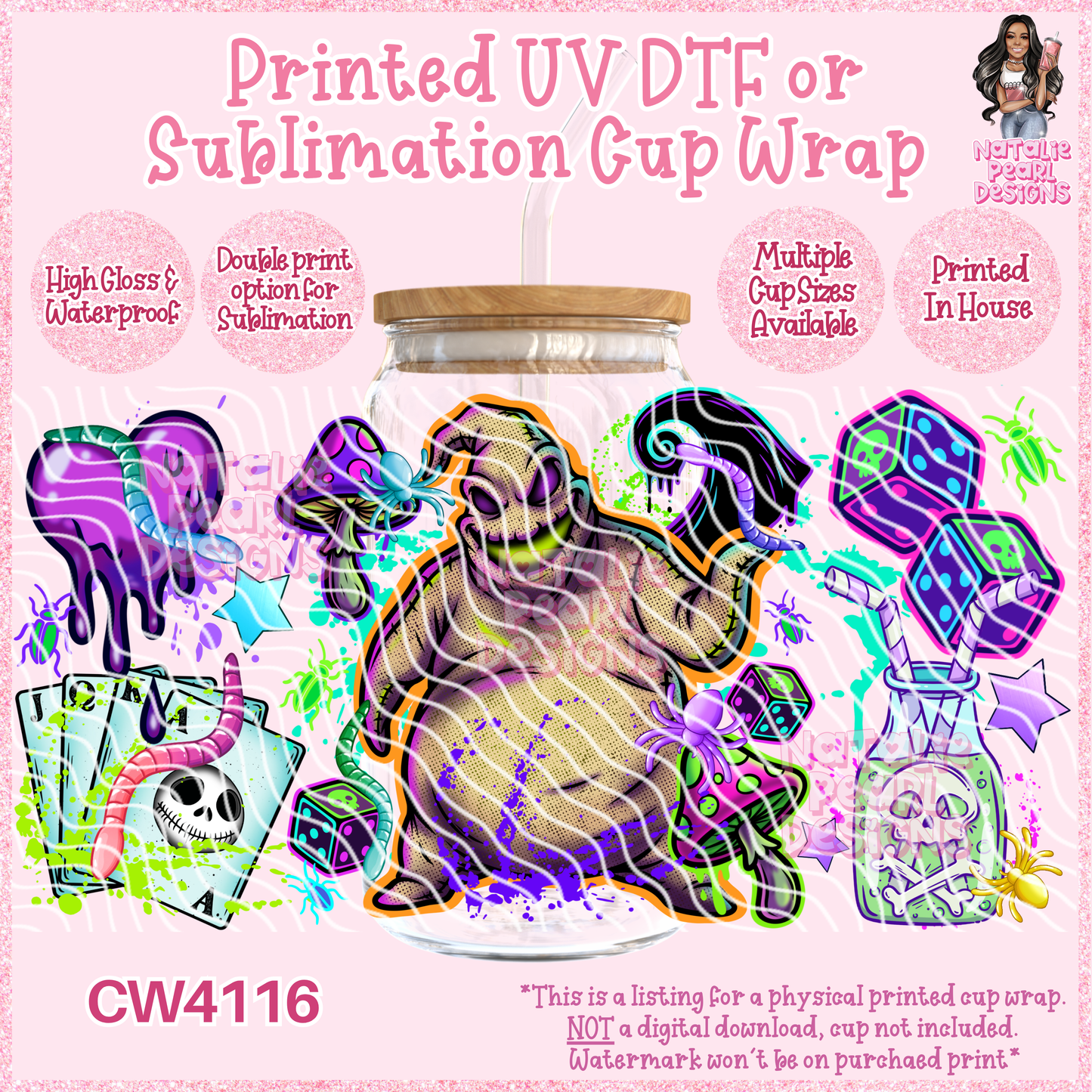 CW4116 UV DTF/SUB Cup Wraps