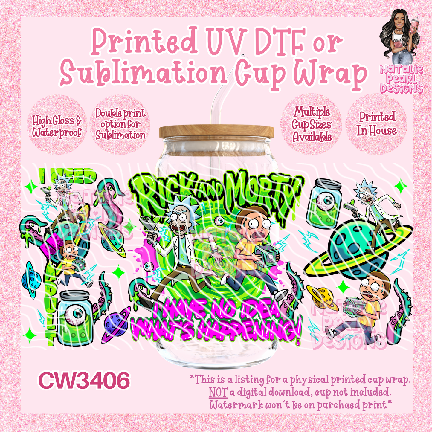CW3406 UV DTF/SUB Cup Wraps