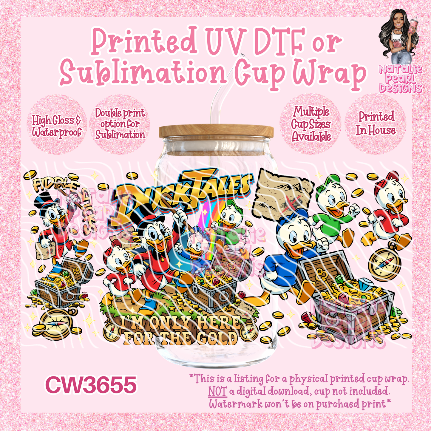CW3655 UV DTF/SUB Cup Wraps