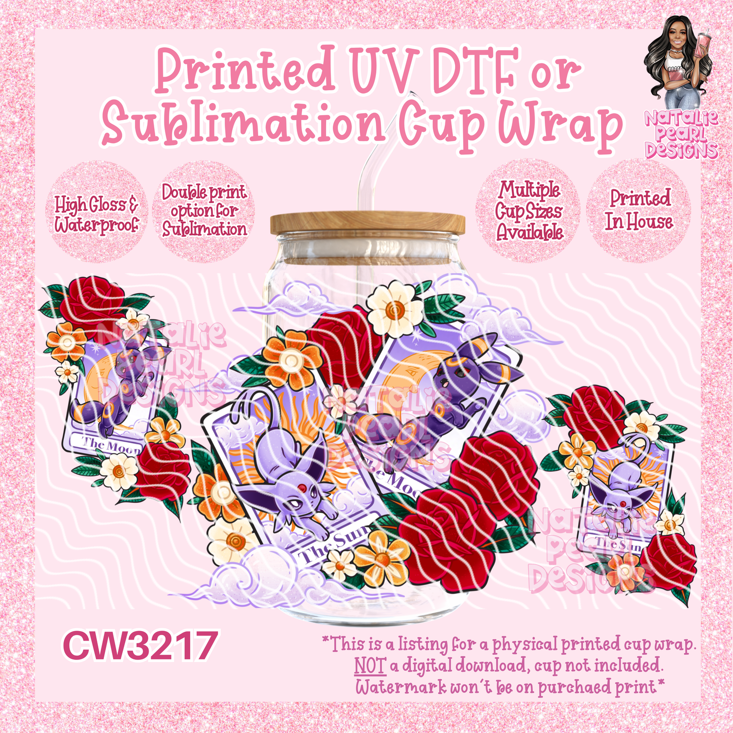 CW3217 UV DTF/SUB Cup Wraps