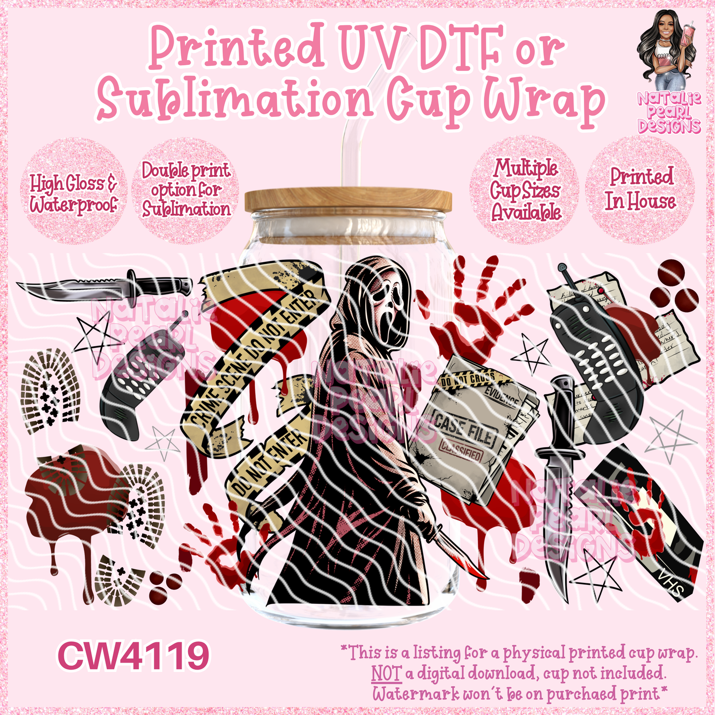 CW4119 UV DTF/SUB Cup Wraps
