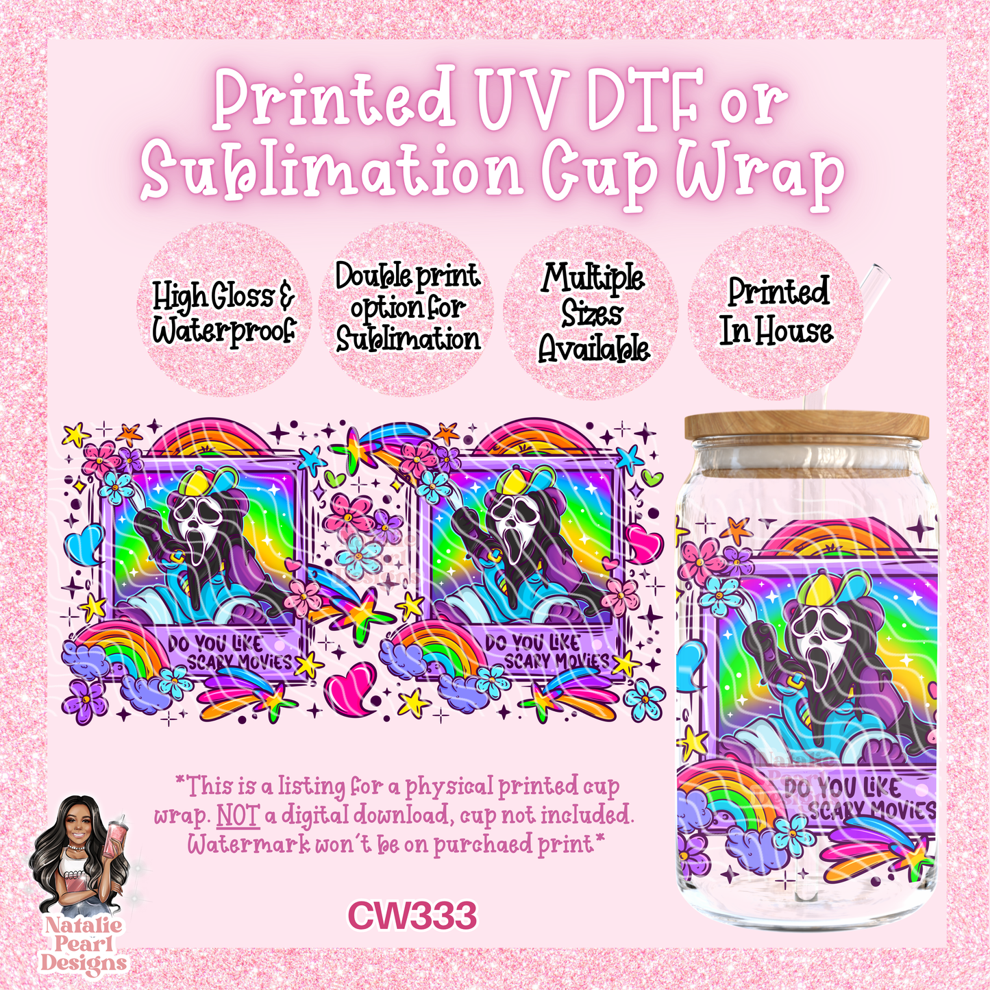 CW333 UV DTF/SUB Cup Wrap