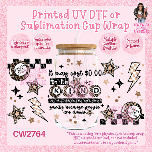 CW2764 UV DTF/SUB Cup Wraps