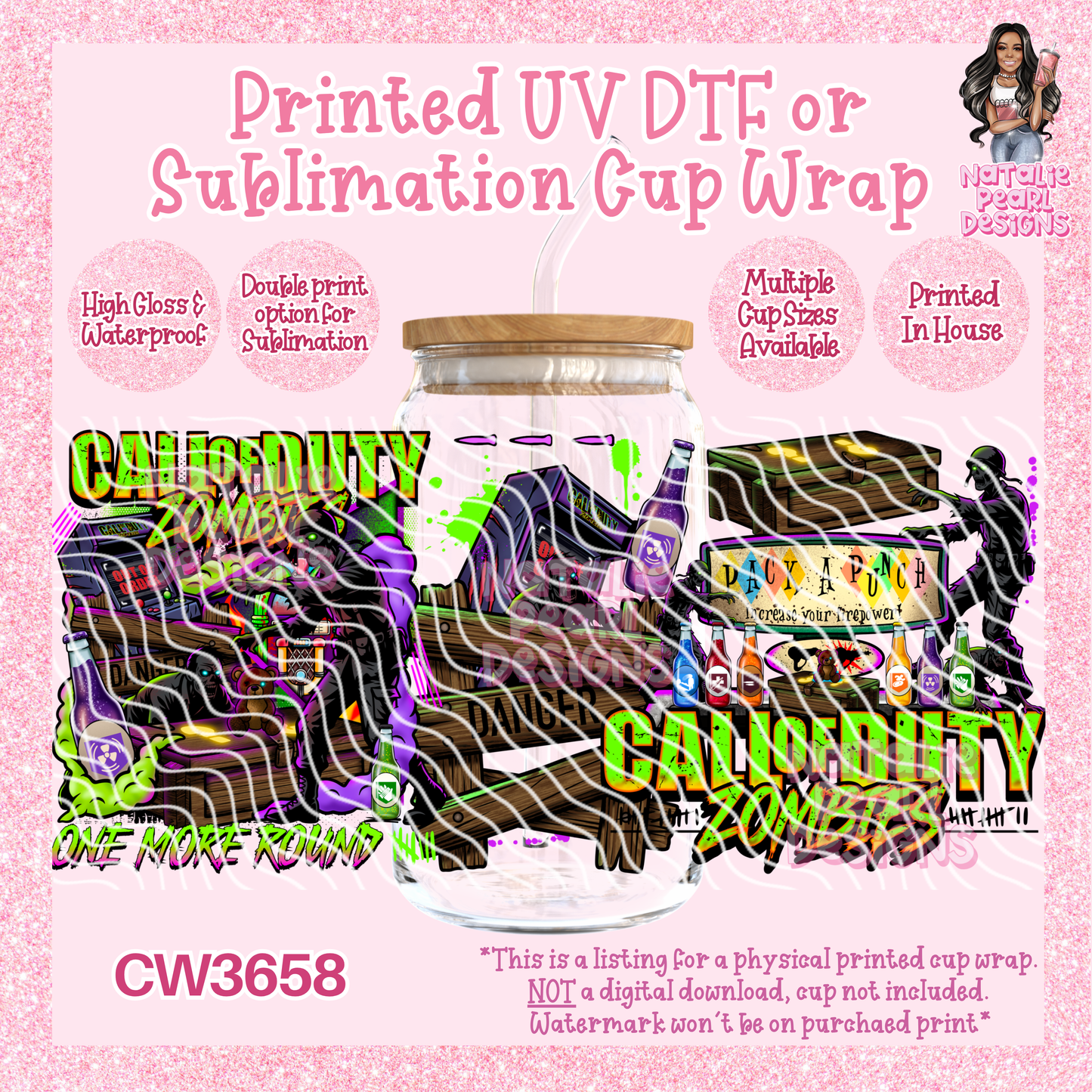 CW3658 UV DTF/SUB Cup Wraps