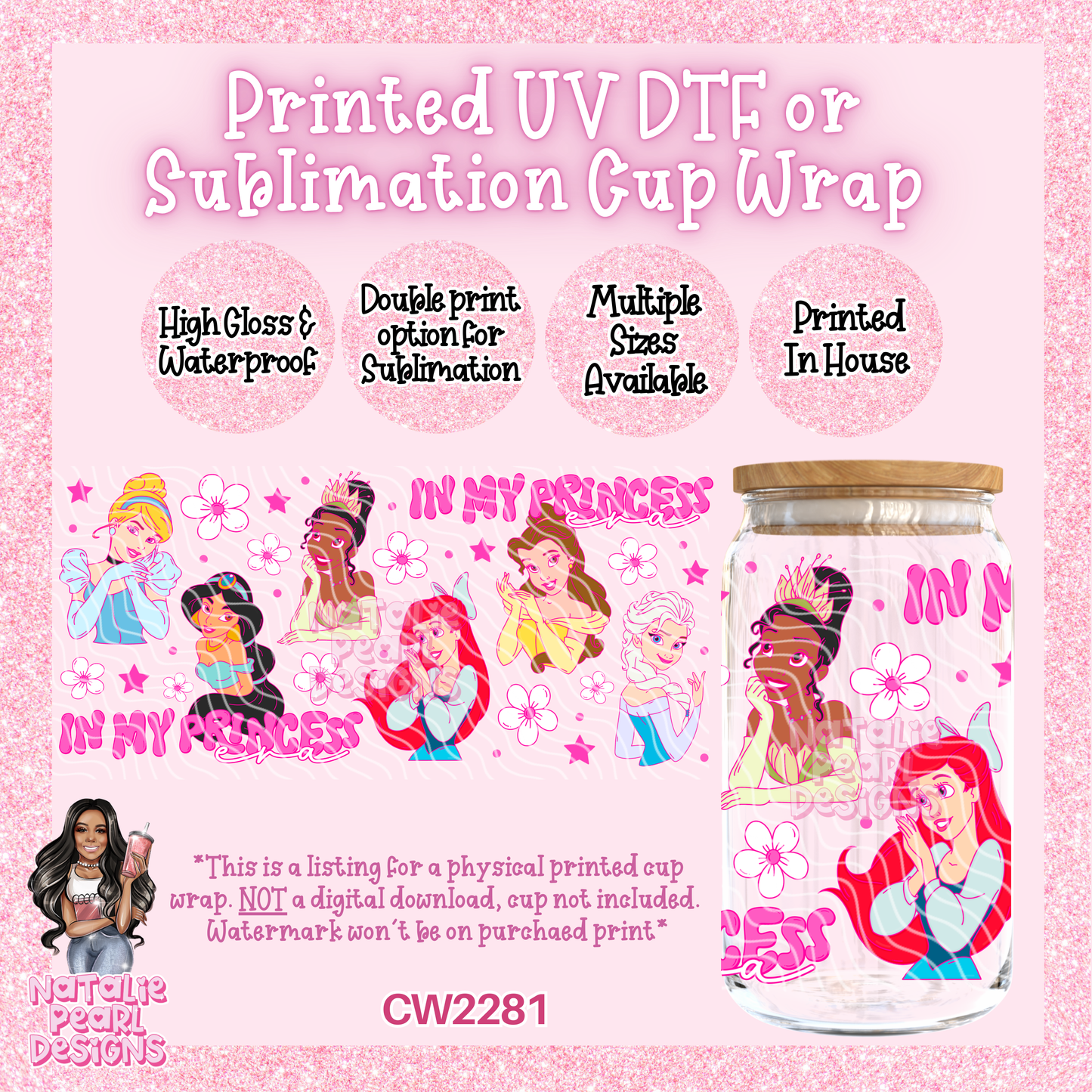CW2281 UV DTF/SUB Cup Wraps