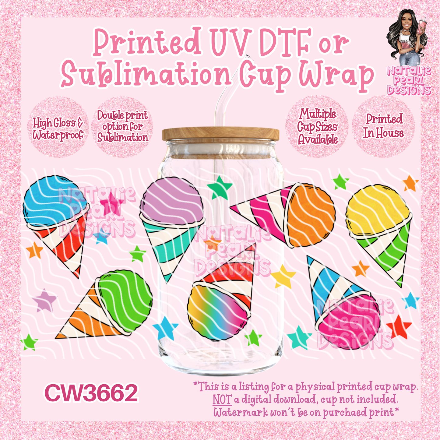 CW3662 UV DTF/SUB Cup Wraps