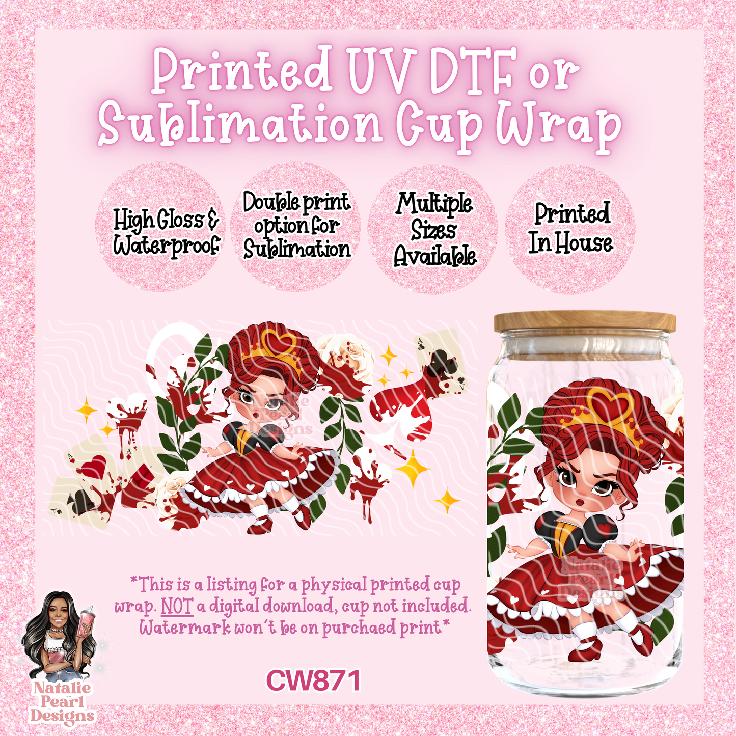 CW871 UV DTF/SUB Cup Wrap