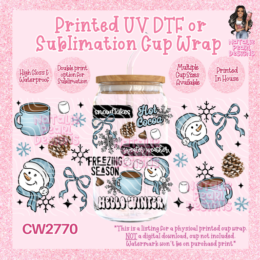 CW2770 UV DTF/SUB Cup Wraps
