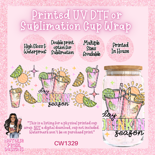 CW1329 UV DTF/SUB Cup Wrap