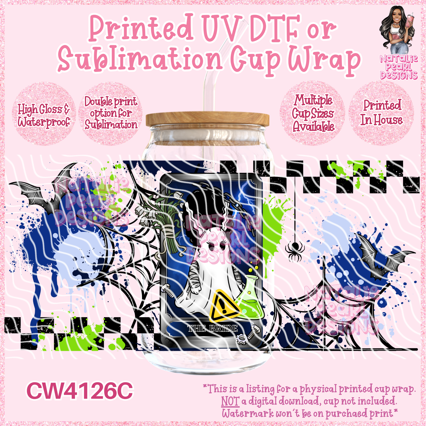 CW4126C UV DTF/SUB Cup Wraps
