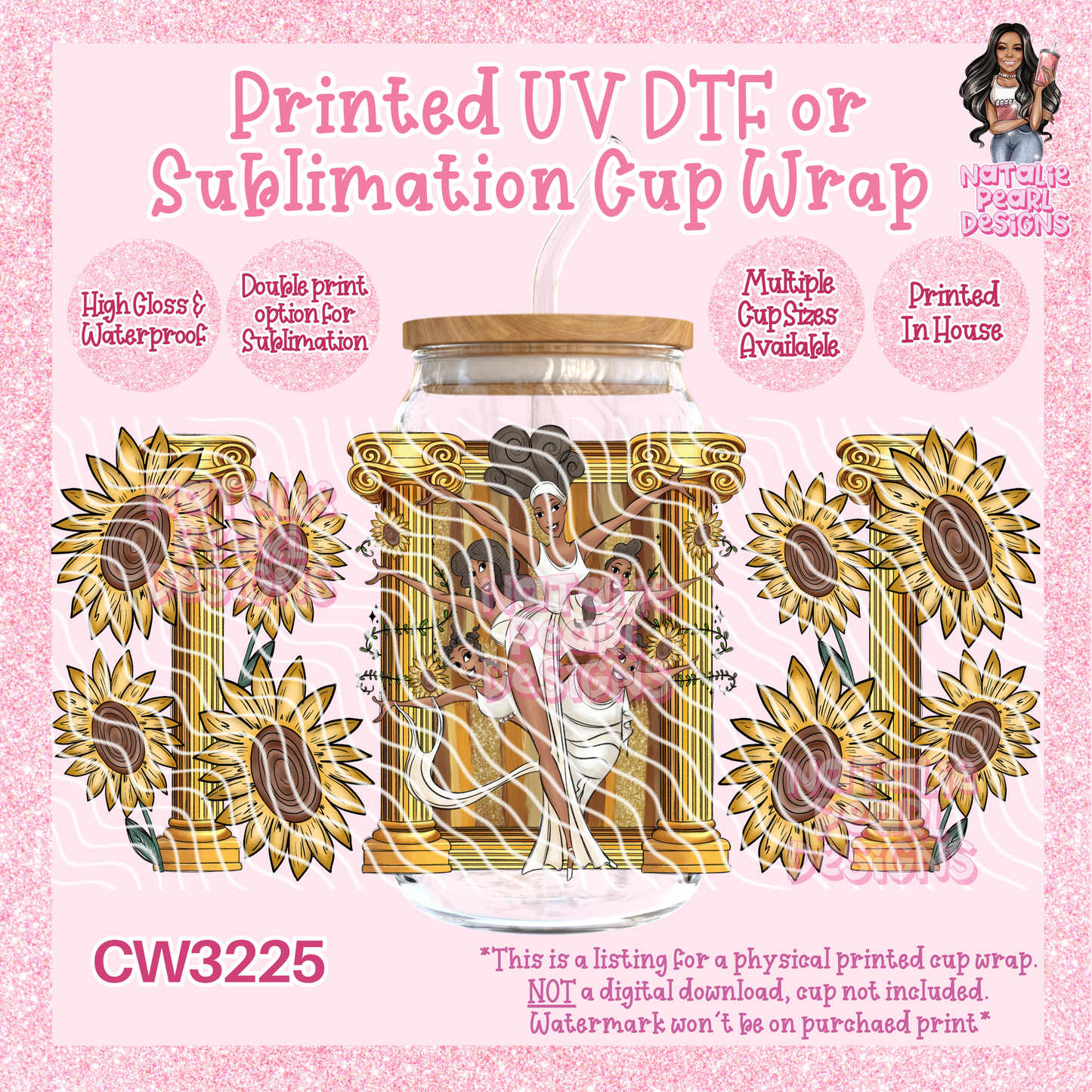CW3225 UV DTF/SUB Cup Wraps