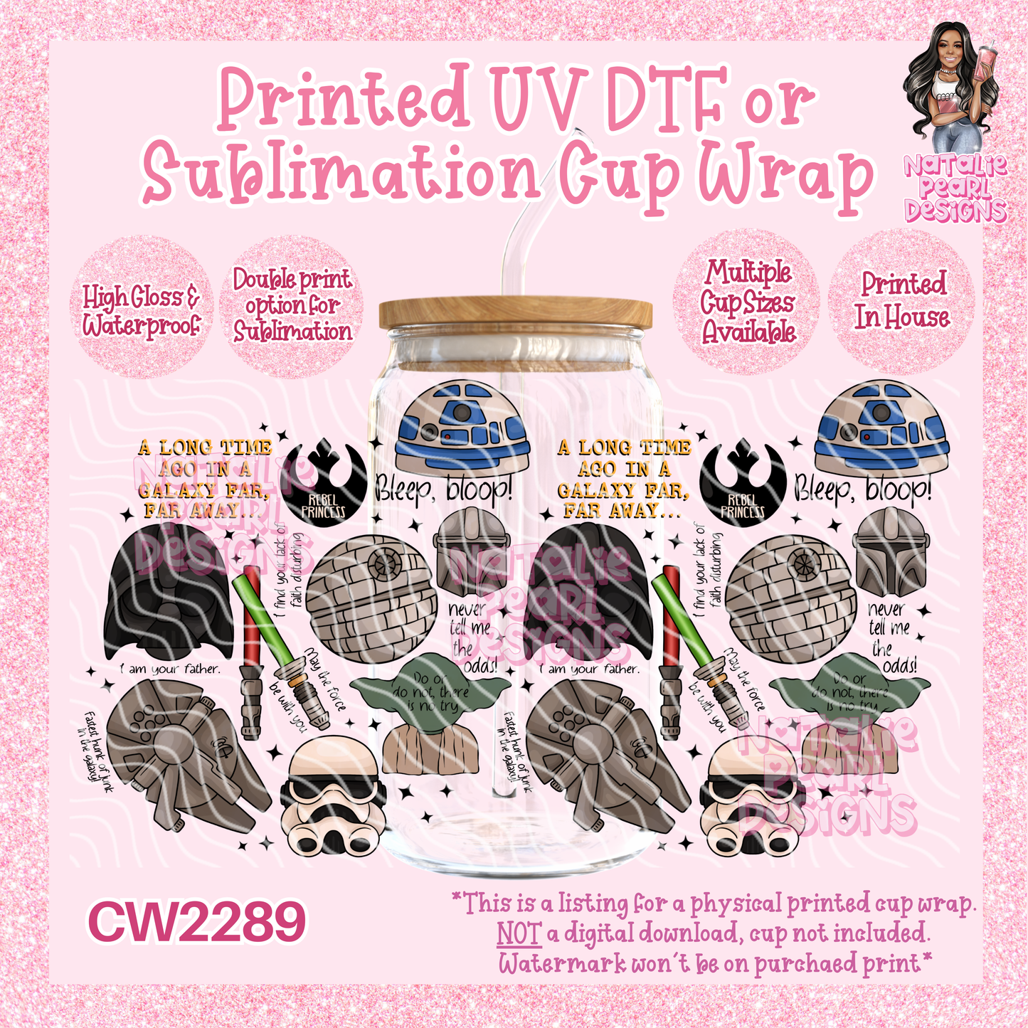 CW2289 UV DTF/SUB Cup Wraps