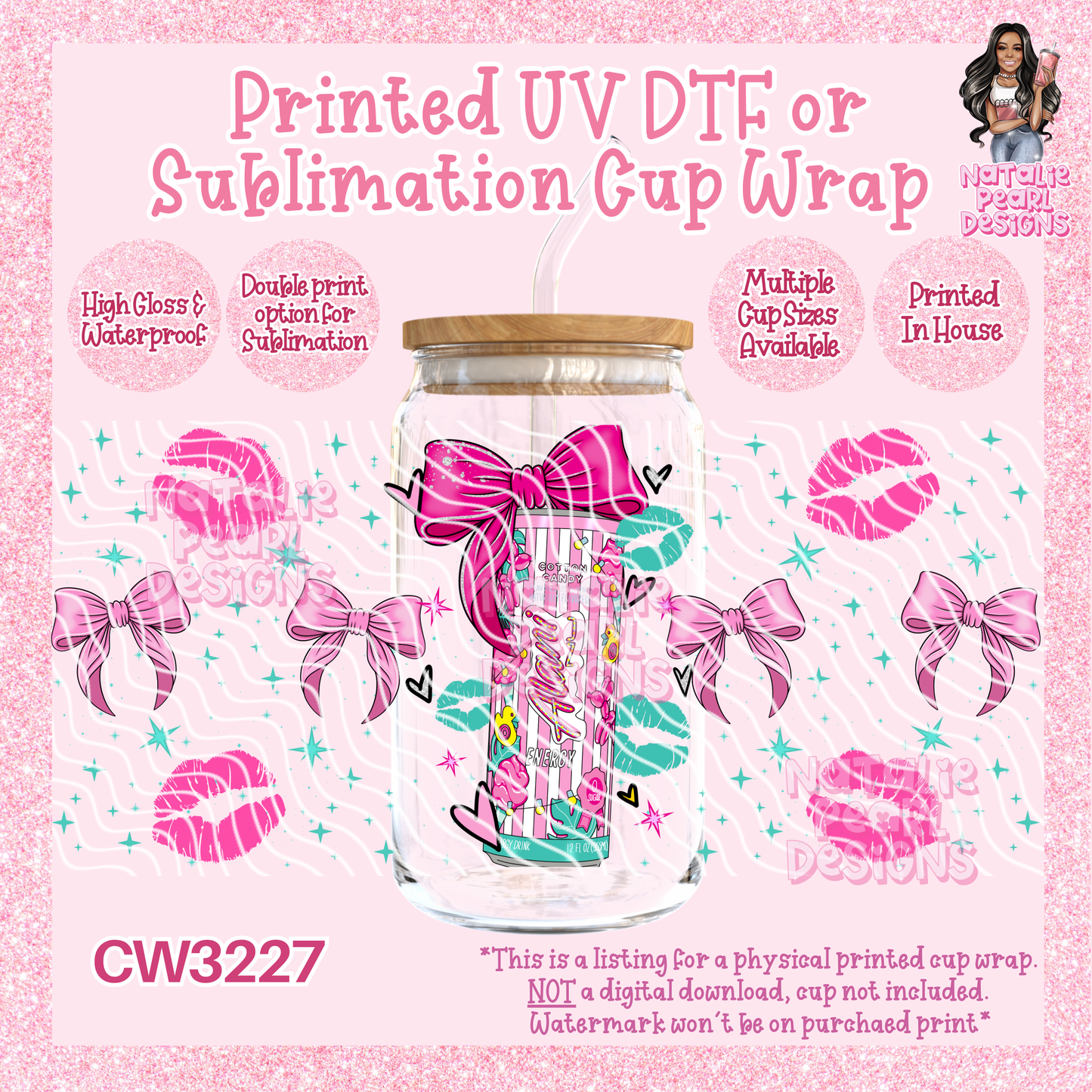 CW3227 UV DTF/SUB Cup Wraps