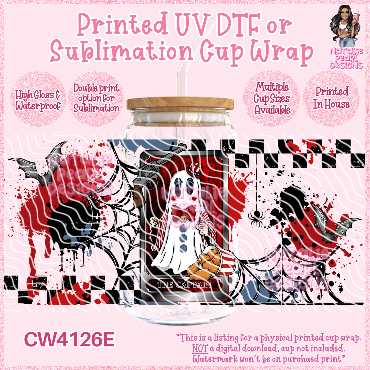 CW4126E UV DTF/SUB Cup Wraps