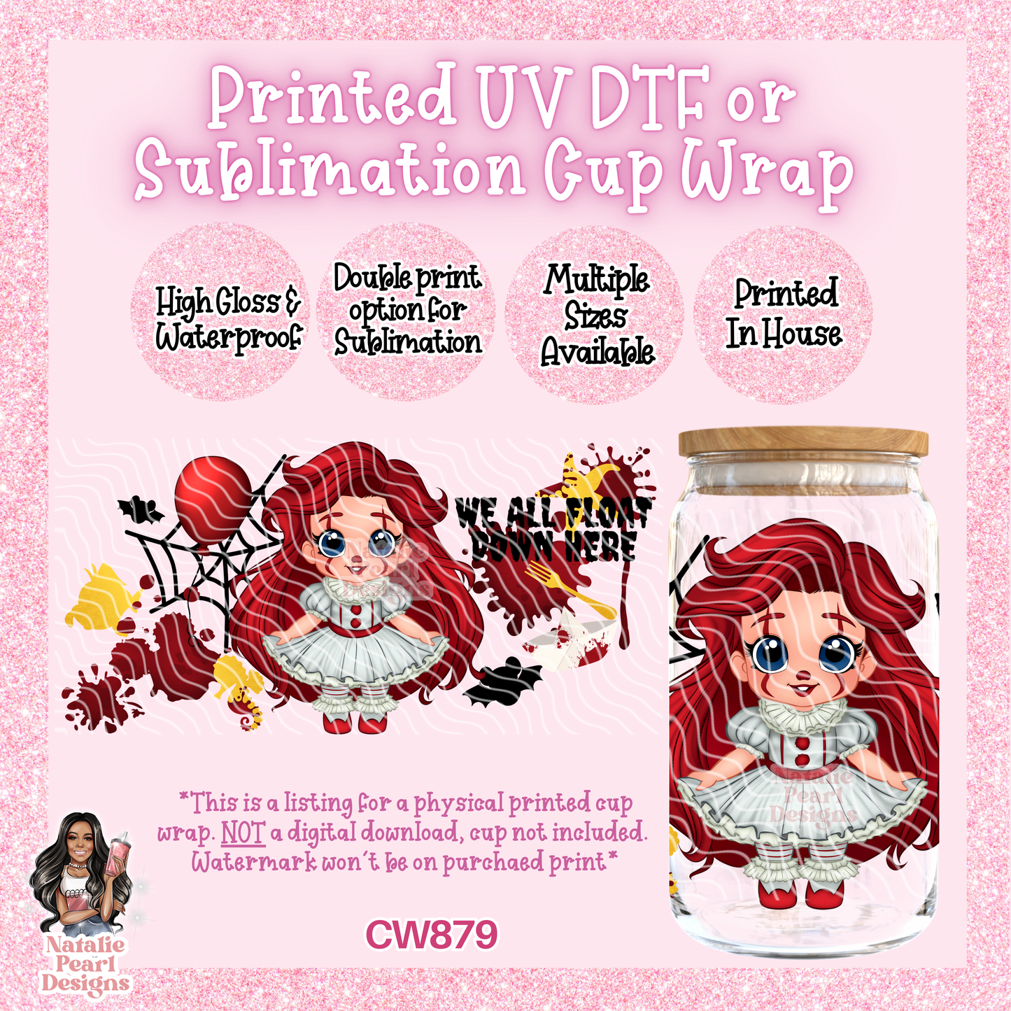 CW879 UV DTF/SUB Cup Wrap
