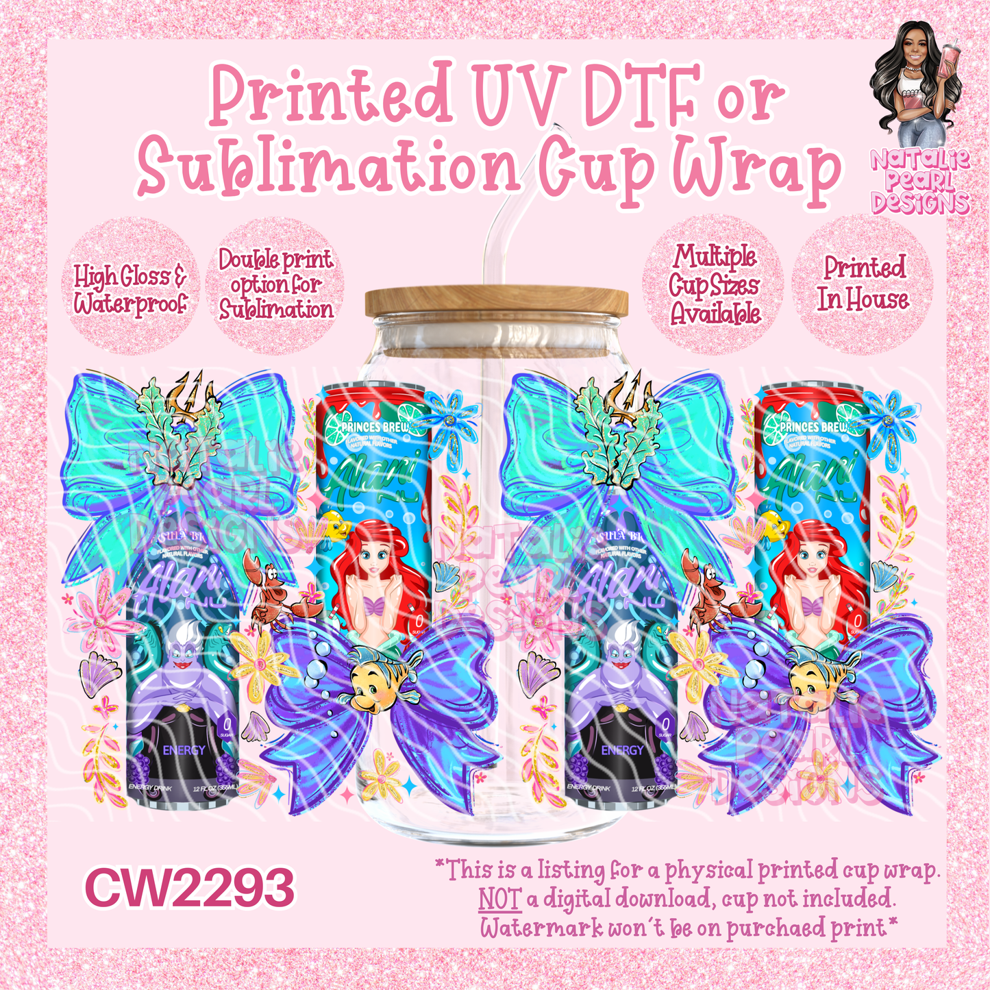 CW2293 UV DTF/SUB Cup Wraps