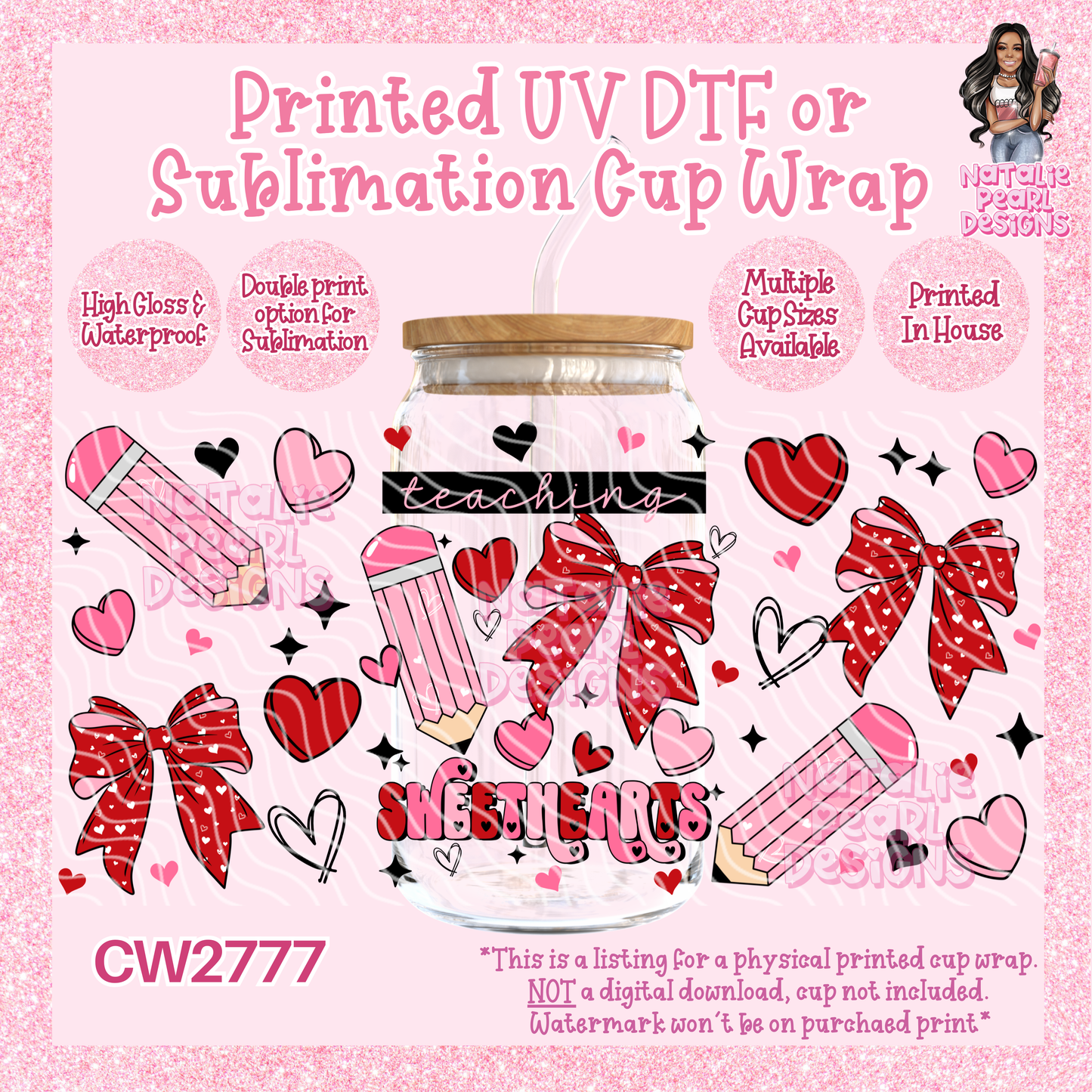 CW2777 UV DTF/SUB Cup Wraps