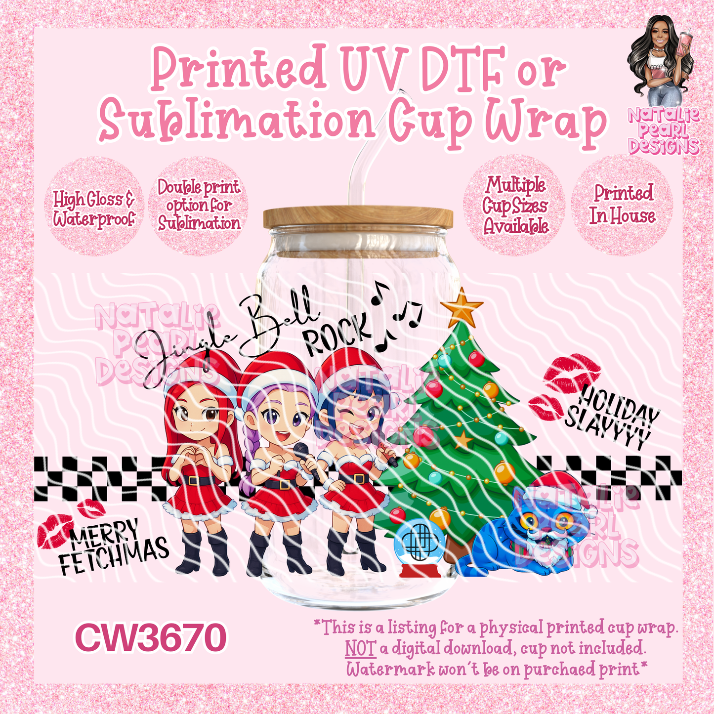 CW3670 UV DTF/SUB Cup Wraps