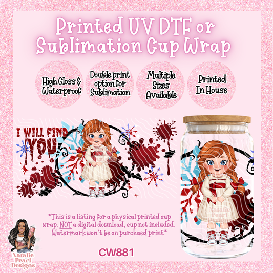 CW881 UV DTF/SUB Cup Wrap