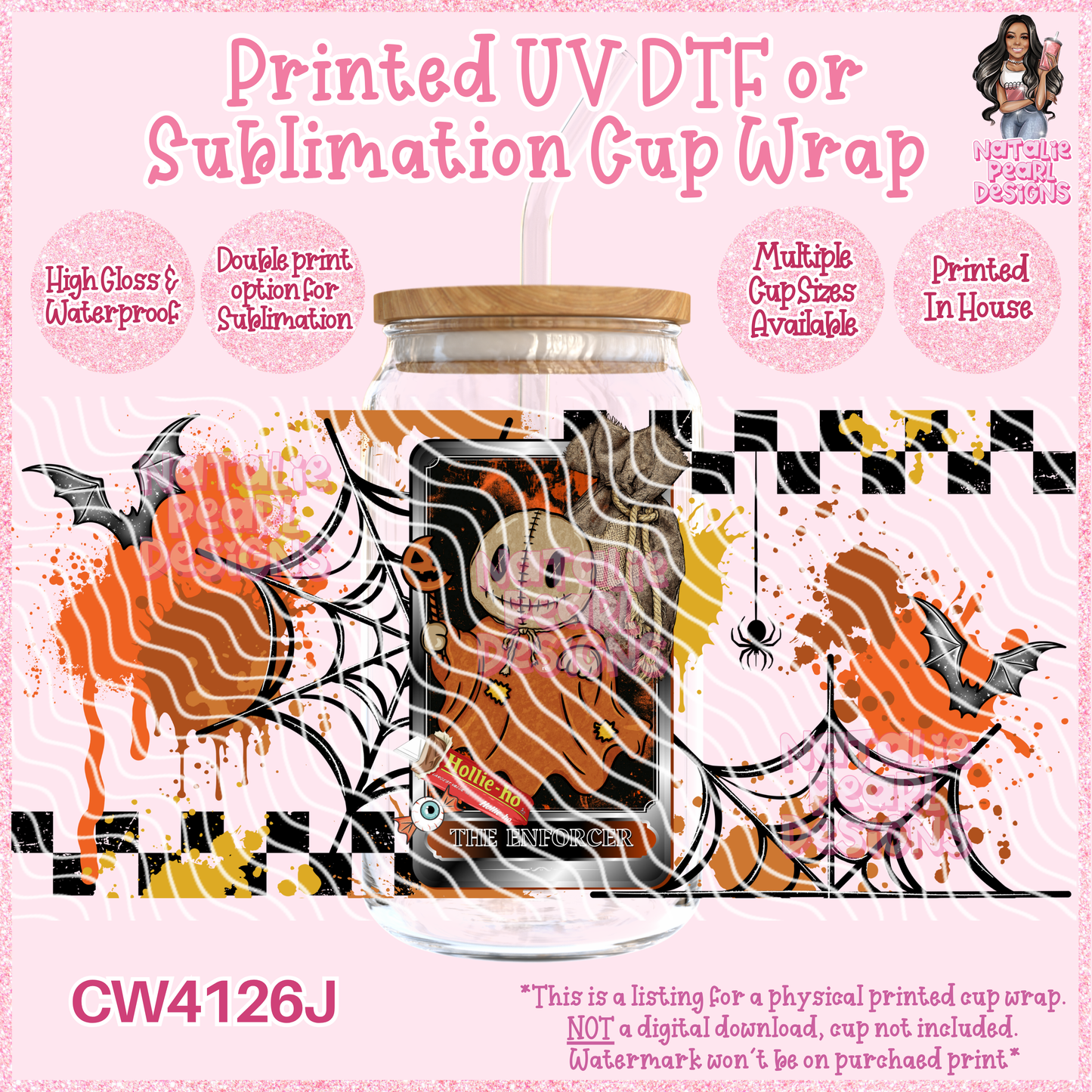 CW4126J UV DTF/SUB Cup Wraps