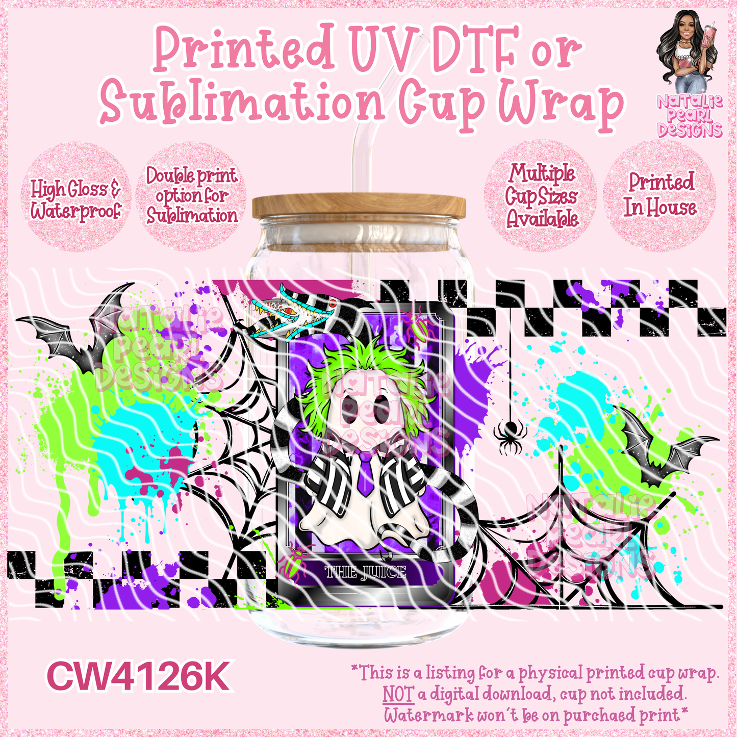 CW4126K UV DTF/SUB Cup Wraps