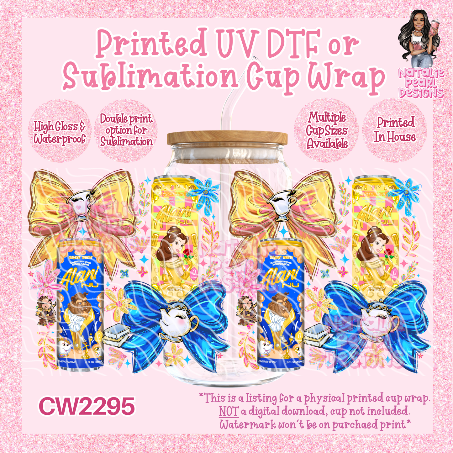 CW2295 UV DTF/SUB Cup Wraps