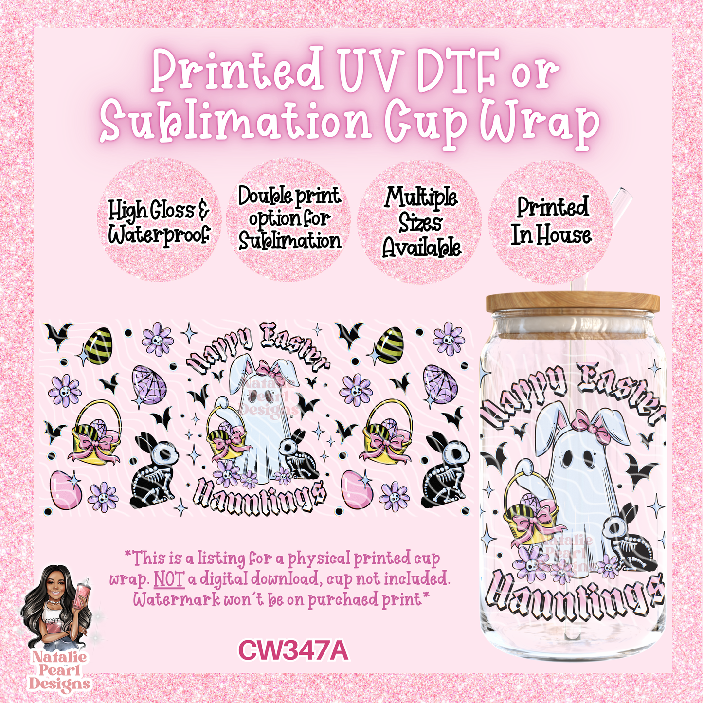 CW347A UV DTF/SUB Cup Wrap